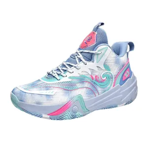 901 mesh basketball shoes with vibrant colorway, breathable upper and anti-slip sole
