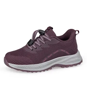 Men Women Walking Shoes Breathable Mesh Sneakers Outdoor Travel Running Shoes Lightweight Non-slip Casual Athletic Shoes For Seniors C3899