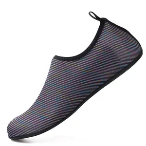 Breathable quick-dry striped mesh water shoes for swimming, yoga and beach sports