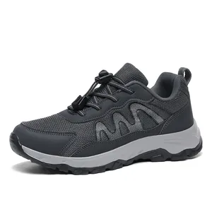 Unisex Breathable Mesh Running Shoes Lightweight Non-slip Low-top Walking Sneakers for Elderly Men Women Outdoor Sports Shoes