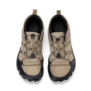 Zapatillas de senderismo transpirables con puntera ancha para trekking y ciclismo