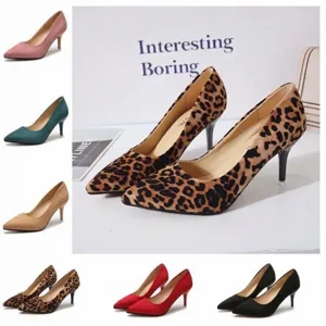 Escarpins Femme Bout Pointu Talon Aiguille en PU Artificiel Chaussures à Talons Hauts Mode pour Mariage Fête Bureau