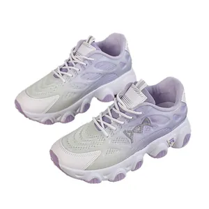 Trendige lila Mesh-Damen-Sneaker atmungsaktiv für den modischen Herbst 2025 Look