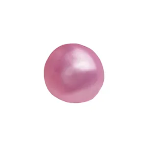 Pink pearlescent handmade coconut oil squishy stress relief ball toy for adults and kids