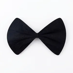 Classico accessorio farfallino in tessuto nero per travestimento da animale di Halloween