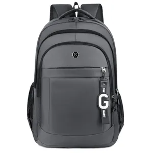 Large Capacity Oxford Cloth Laptop Backpack For Men Women Breathable Travel Business School Bag With Hanging Ornament