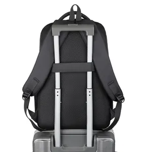 Large capacity Oxford cloth travel backpack with luggage strap for business trips