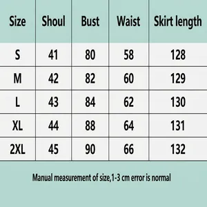 Detailed size chart for V-neck tassel sequined party dress with S-2XL measurements.