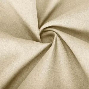 Close-up macro view showing the natural breathable texture of cotton linen fabric