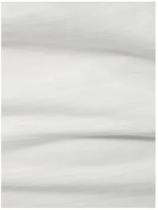 Close-up detail of soft white knit fabric texture for men's casual Henley t-shirt