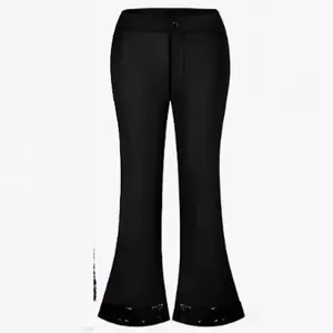 Men's vintage 70s disco flared bell bottom pants with sequined hem for stage