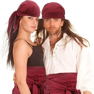 Ensemble bandana et ceinture de pirate de la Renaissance pour accessoires de Halloween