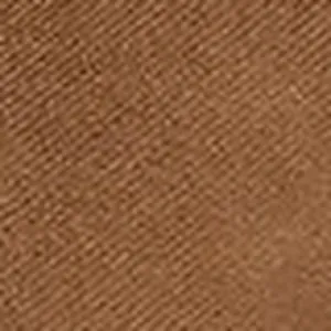 Macro detail view showing the brown twill fabric texture of women's winter snow boots.