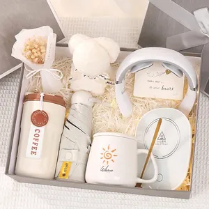 Coffret cadeau multifonctionnel de luxe avec masseur et tasse