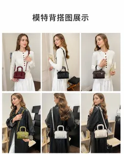 Detailansicht gewebter Boston-Taschen in verschiedenen Farben für Pendler-Outfits