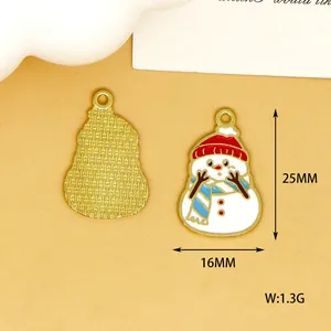 Detailansicht eines Schneemann-Anhängers mit Vorder- und Rückseite und Größenangaben