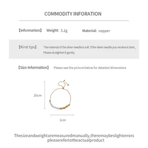 Detailed size and weight information for vintage copper drawstring bracelet with oval beads