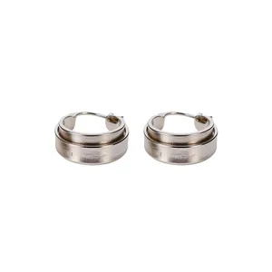 Europäisch Amerikanische Unregelmäßige Geometrische Ohrstecker Schokoladengold 925 Sterlingsilber Ohrstecker-Stift Nischendesign Wassertropfen Gebürstete Ohrringe