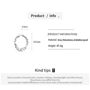 Detailansicht mit Produktinformationen Gewicht und Material für Perlenkette