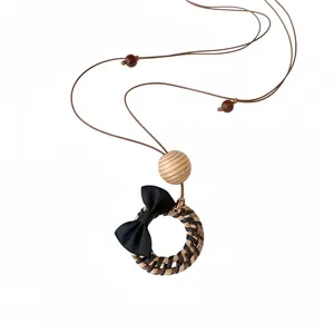 Vintage Muschel Quaste Mode Halskette Elegante Handgefertigte Böhmische Pulloverkette Retro Lange Anhänger Halsketten Für Damen