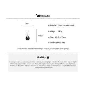 Product specifications for long multi-functional sweater chain with black pouch pendant