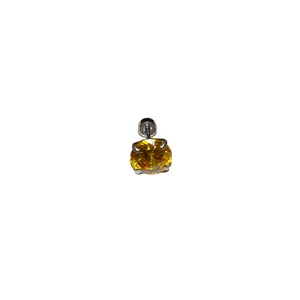 Boucles d'Oreilles Clous en Acier Inoxydable Zirconia pour Femmes Design de Niche Coloré Bijoux d'Oreille Ronds Étincelants