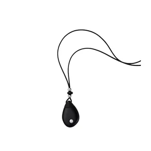 Vintage Waterdruppel Hanger Halsketting Vrouwen Leren Touw Legering Kunstparel Dagelijks Literair Minimalistisch Sieraden