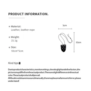 Spécifications de taille et de matériau pour le collier pince à lunettes à pois
