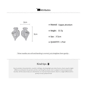 Spécifications détaillées du produit et guide des tailles pour boucles d'oreilles fleur