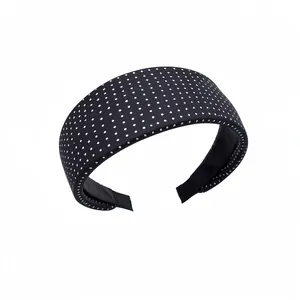 Serre-tête Torsadé en Tissu de Style Coréen pour Femmes Mode Navette Bandeau à Pois Coiffure Simple Haut de Gamme Accessoires Cheveux