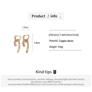 Informations détaillées sur la taille et les matériaux de ces boucles d'oreilles