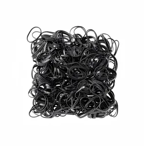 Wegwerp Elastische Haarbanden Voor Meisjes Multi Kleur Dikke Rubberen Banden Cartoon Verpakking Parelgaren Haaraccessoires Voor Kinderen