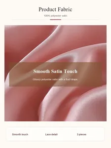 Detailed view of the smooth pink polyester satin fabric with a high glossy finish