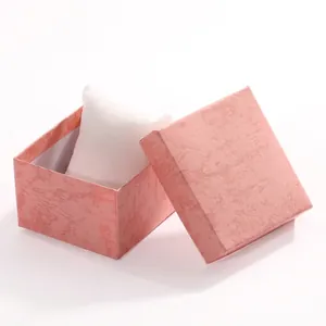 Watch Jewelry Storage Box PU Leather Paper Gift Display Case Fashion Elegant For Men Women Organizer