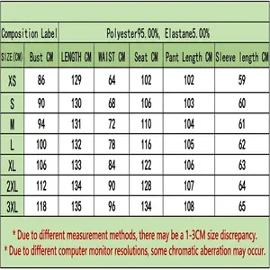Detailed size chart for French elegant high-neck pants and skirt set in centimeters