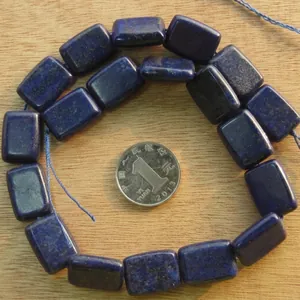 Minimalist Blue Artificial Crystal Loose Beads Rectangular Square Stone Beads For DIY Jewelry Making Accessories Bracelet