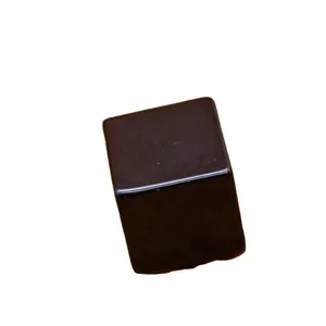 Cubo de obsidiana negra pulida, adorno de cristal para decoración del hogar y cura