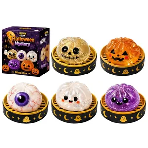 Halloween Bun Squishy Spielzeugset mit Mystery Box Verpackung zum Stressabbau