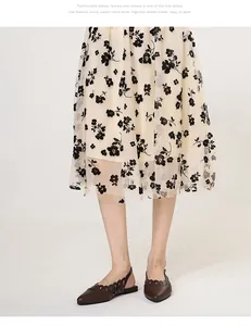 Detailed view of vintage brown hollowed-out pointed-toe slingback flats for women