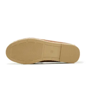 Detailed view of the anti-slip soft rubber sole for women's comfortable casual shoes
