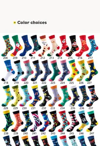 Sélection détaillée montrant 40 styles différents de chaussettes à motifs pour tous les goûts