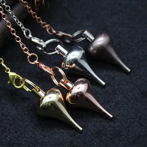 Wünschelruten-Pendel aus Metall in Gold, Silber, Roségold und Bronze für die Weissagung