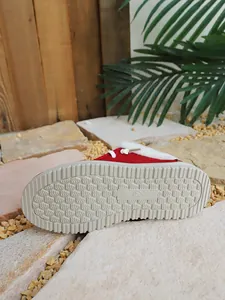 Detailed close-up of the anti-slip rubber sole for these warm winter snow boots