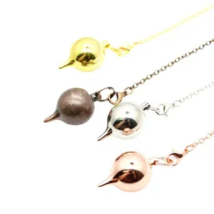 Set di pendoli per radioestesia in metallo color oro, argento, bronzo e oro rosa
