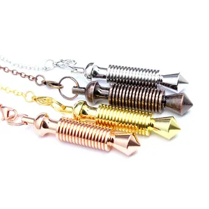 Pendules de radiesthésie en métal rétro en quatre couleurs finitions assorties