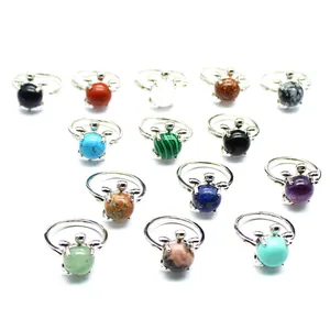 Minimalistischer Kupfer Weißer Kristall Schildkröte Offener Verstellbarer Ring Tier Eingelegt Fingerring Schmuck Geschenk Für Unisex