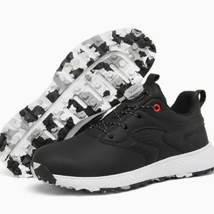 Heren Outdoor Sportschoenen Draaiknop Sluiting Ademend Mesh Wandelen Sneakers Met Camouflage Rubberen Zool