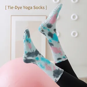 Profi Tie-Dye Yoga Socken mit Anti-Rutsch-Noppen für Pilates und Fitness