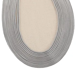 Professionelle minimalistische Schlangenkette aus Edelstahl in hochwertiger Silberoptik-Finish
