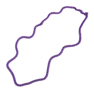 Levendige paars geverfde roestvrijstalen Cubaanse schakelketting voor DIY-sieraden.